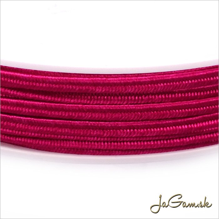 Sutaška 3 mm ružová - 1 m (S2337)